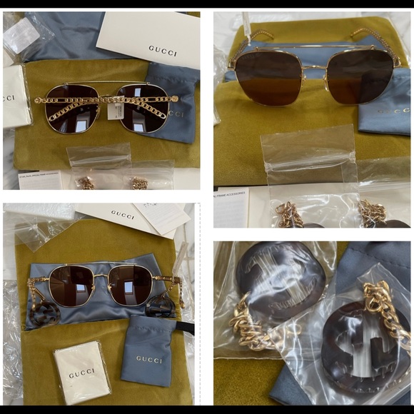 GUCCI GOLD CHAIN- LINK FROM THE CHARM COLLECTION, WITH DETACHABLE CHARMS - Picture 2 of 16